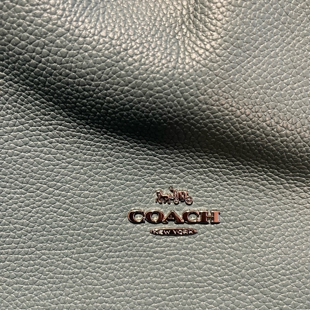 Coach Edie 31 pebbled leather silver/sage - Picture 5 of 6